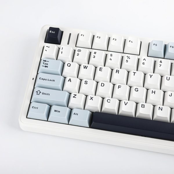 AULA F99 PRO Tri-Mode Wireless Gasket-Mounted Mechanical Keyboard with Knob, White Blue - Image 12