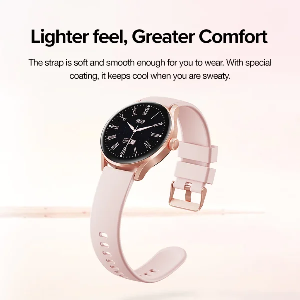 QCY Watch Elite Smart Watch, Silver - Image 4