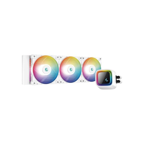 Deepcool LS720 Premium A-RGB Liquid CPU Cooler, White