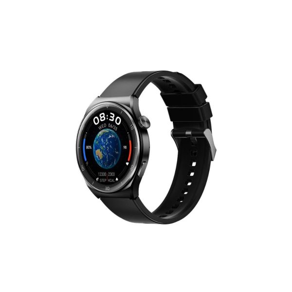 QCY GT2 1.43" AMOLED Bluetooth Calling Smart Watch, Black