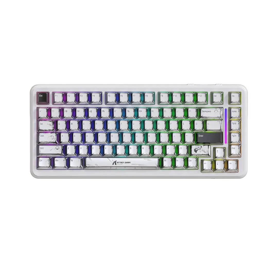 ATTACK SHARK X82PRO HE Tri-Mode Wireless Rapid Trigger Gaming Keyboard, Comic 1 ATTACK SHARK X82PRO HE Tri-Mode Wireless Rapid Trigger Gaming Keyboard, Comic