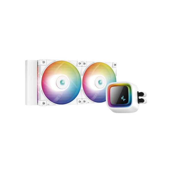 Deepcool LS520 Premium A-RGB Liquid CPU Cooler, White