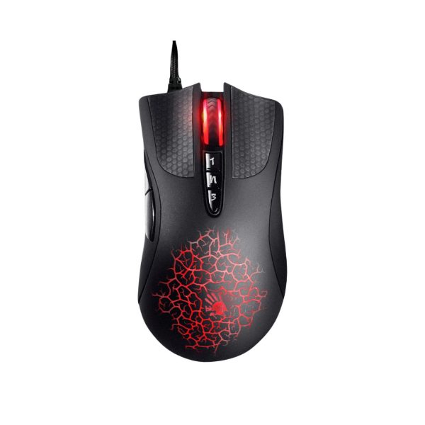 A4TECH BLOODY A90 LIGHT STRIKE USB GAMING MOUSE, BLACK