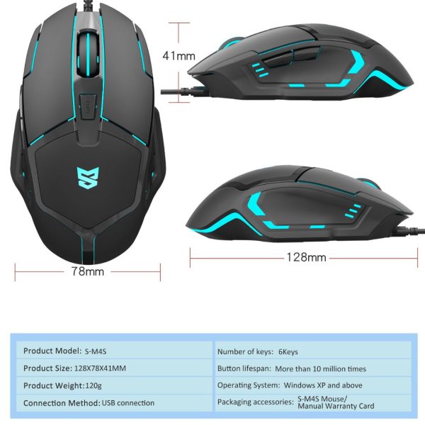 Sunsonny S-M4S Wired Gaming Mouse - Image 10