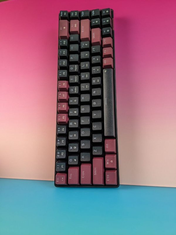 Sunsonny NJ6 PRO Hot-Swappable Wired Mechanical Keyboard, Red and Black - Image 9