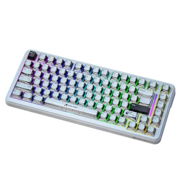 ATTACK SHARK X82PRO HE Tri-Mode Wireless Rapid Trigger Gaming Keyboard, Comic - Image 4