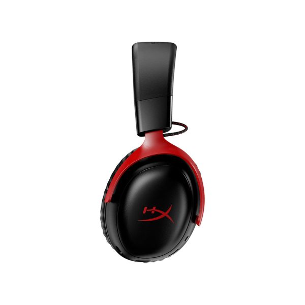 HyperX Cloud III Wireless Gaming Headset, Black-Red - Image 2
