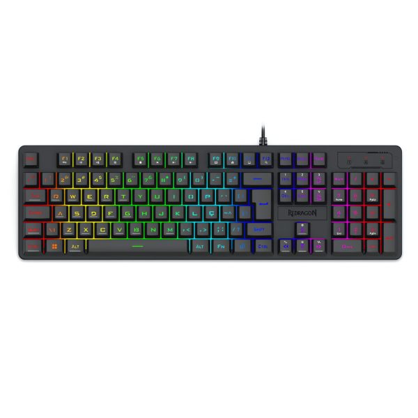 Redragon K521 Netherbane Black RGB LED Gaming Keyboard