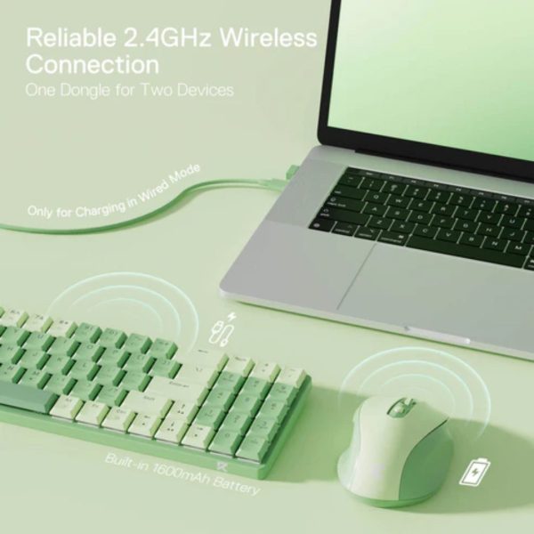Redragon BS8772 Wireless Keyboard and Mouse Combo - Image 12