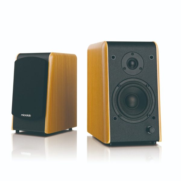 Microlab B77 2.0 Stereo Bookshelf Multimedia Speaker - Image 2