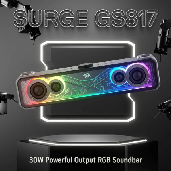 Redragon SURGE GS817 RGB 2.0 Channel Gaming Speaker - Image 11