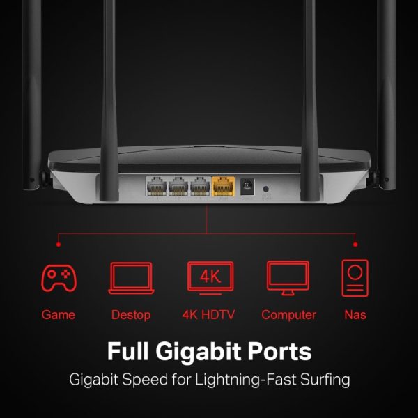 Mercusys AC12G AC1200 Dual Band Gigabit Router - Image 4