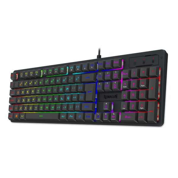 Redragon K521 Netherbane Black RGB LED Gaming Keyboard - Image 5