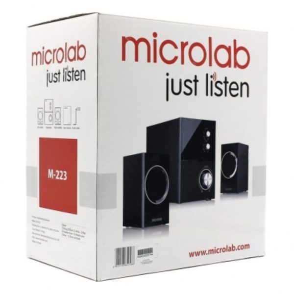 Microlab M-223 (2.1) Subwoofer Speaker - Image 7