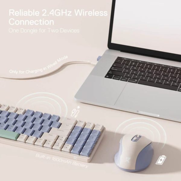 Redragon BS8772 Wireless Keyboard and Mouse Combo - Image 7