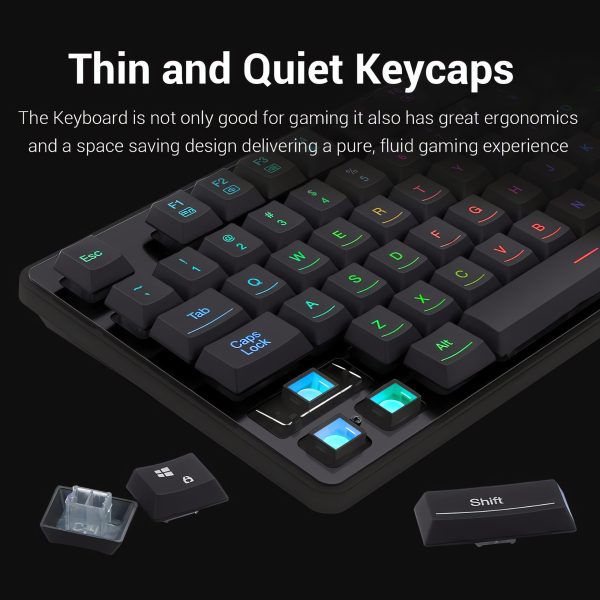 Redragon S107-BA Gaming Keyboard & Mouse Combo - Image 4