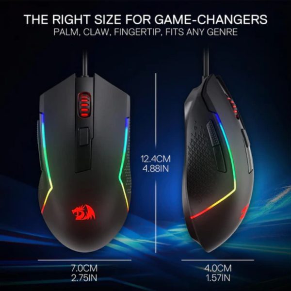 Redragon M616 TRIDENT RGB Gaming Wired Mouse - Image 10