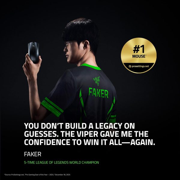 Razer Viper V3 Pro Wireless Esports Gaming Mouse, Black - Image 5