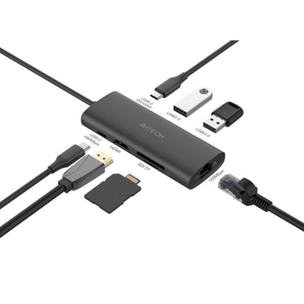 A4Tech DST-80C 8-In-1 Type-C Docking Station - Image 5