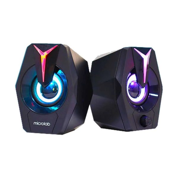 Microlab B26 LED 2:0 Wired Black Gaming Speaker - Image 3