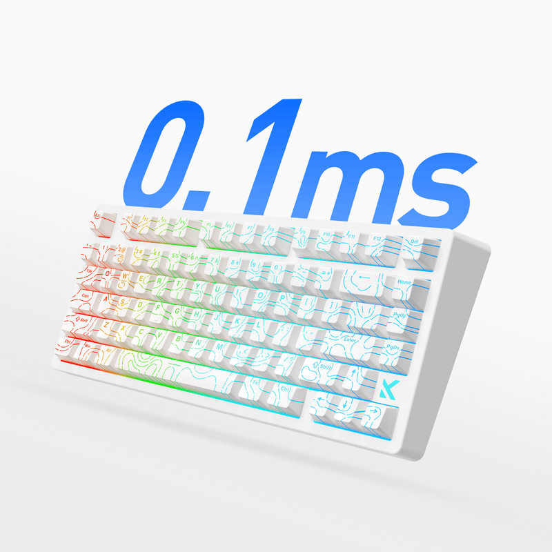 MCHOSE Jet 75 Hall Effect Magnetic Switch Gaming Keyboard, Black Topographic 5 MCHOSE Jet 75 Hall Effect Magnetic Switch Gaming Keyboard, Black Topographic - Image 5