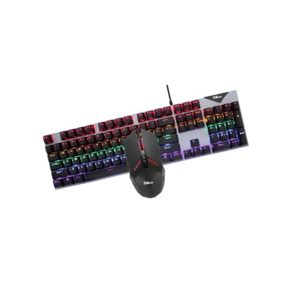 PC POWER FLARE COMBO (BLACK & SILVER, RED SWITCH) - Image 2