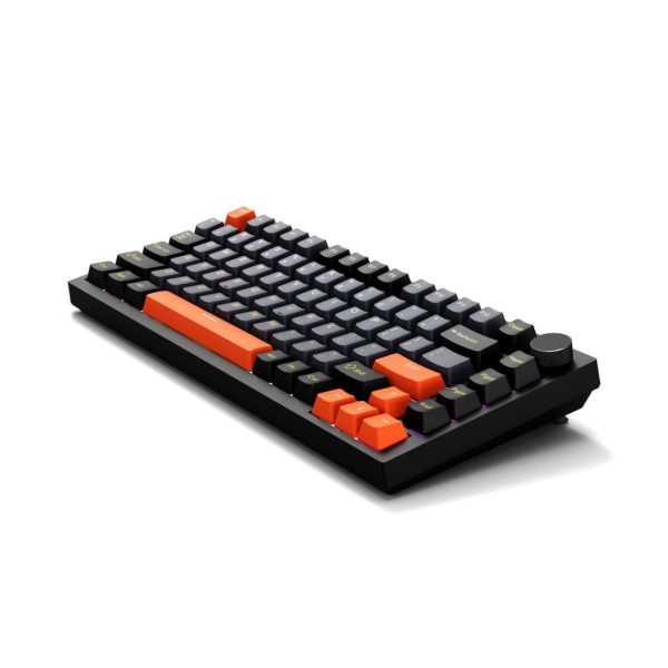 Sunsonny NJ100 Wired RGB Magnetic Switch Mechanical Gaming Keyboard, Black-Orange - Image 3