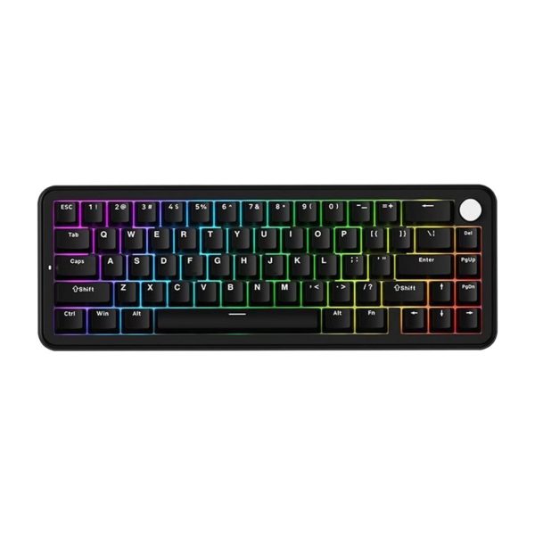 XINMENG Beat65 Wired 8K HZ Low-latency Magnetic Switch Mechanical Keyboard, Night Black