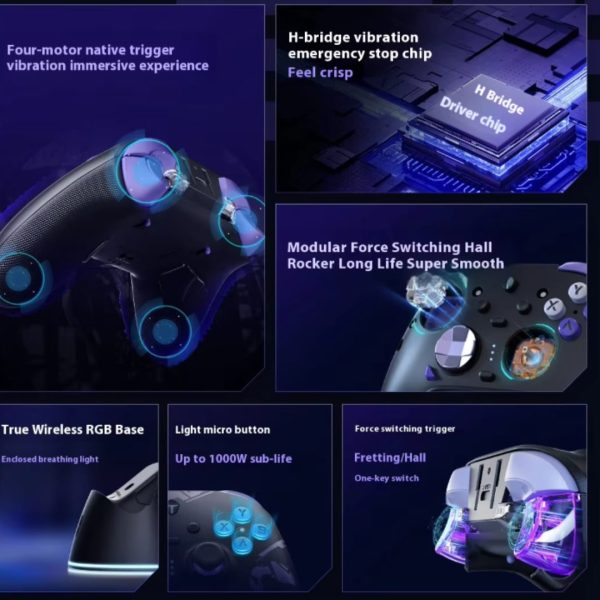 Thunderobot G80 Elite Tri-mode Gaming Controller with Dock - Image 6