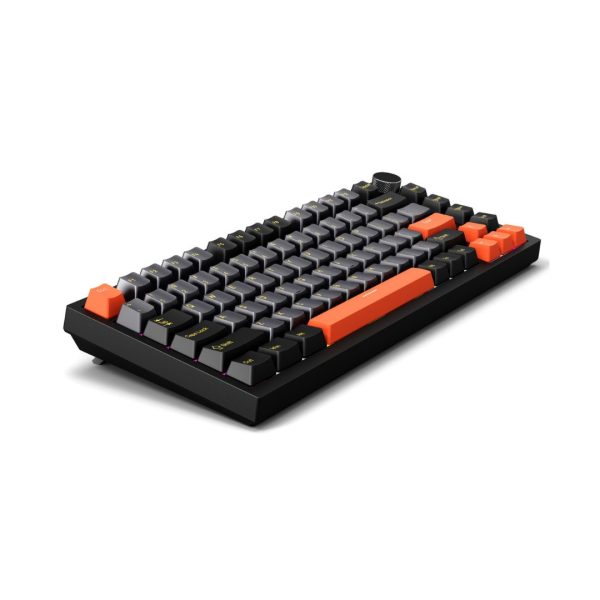 Sunsonny NJ100 Wired RGB Magnetic Switch Mechanical Gaming Keyboard, Black-Orange - Image 2