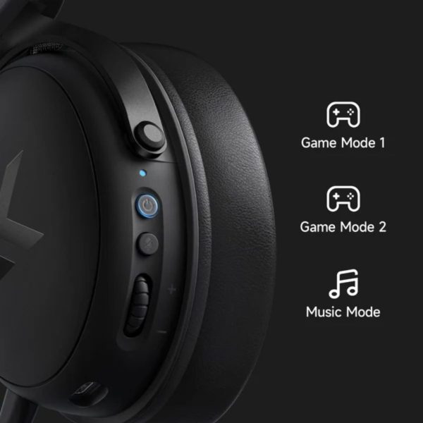 MCHOSE V9 Pro Tri-mode Wireless Gaming Headset, Black-Red - Image 14