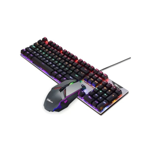 PC POWER FLARE COMBO (BLACK & SILVER, RED SWITCH)