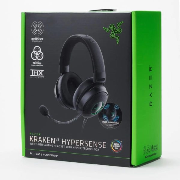 Razer Kraken V3 HyperSense Wired USB Gaming Headset - Image 4