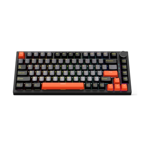Sunsonny NJ100 Wired RGB Magnetic Switch Mechanical Gaming Keyboard, Black-Orange - Image 5