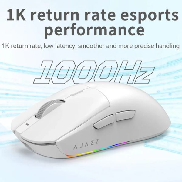 Ajazz AJ139 V2 MC Tri-Mode Wireless Gaming Mouse with Charging Dock - Image 8