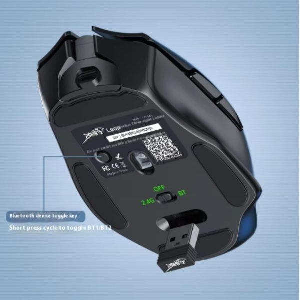 LINGBAO M8 Tri-Mode Wireless Gaming Mouse - Image 6