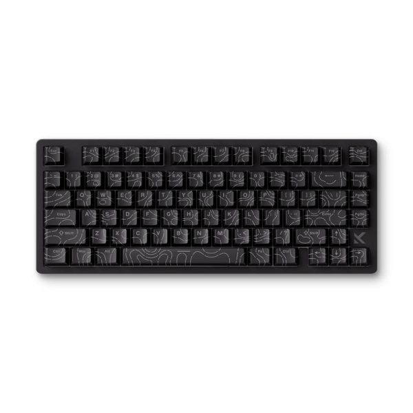 MCHOSE Jet 75 Hall Effect Magnetic Switch Gaming Keyboard, Black Topographic - Image 2