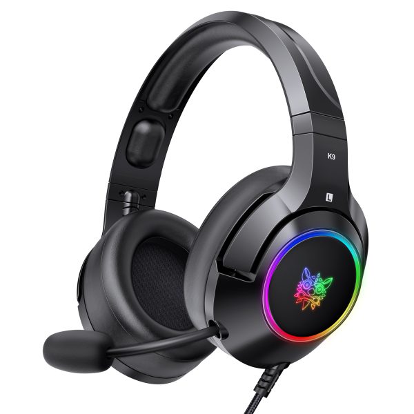 ONIKUMA K9 RGB Stereo Gaming Headset, Black