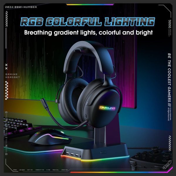 ONIKUMA GT819 Tri-Mode Wireless Gaming Headset - Image 3