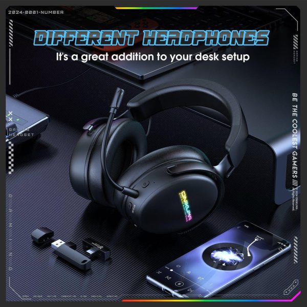 ONIKUMA GT819 Tri-Mode Wireless Gaming Headset - Image 6