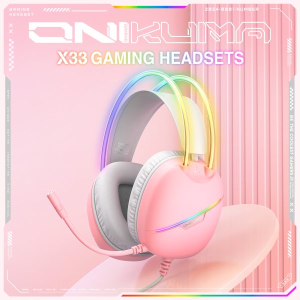ONIKUMA X33 Wired Gaming Headset - Image 15