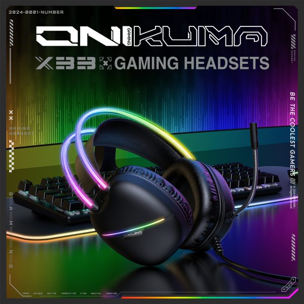 ONIKUMA X33 Wired Gaming Headset - Image 3