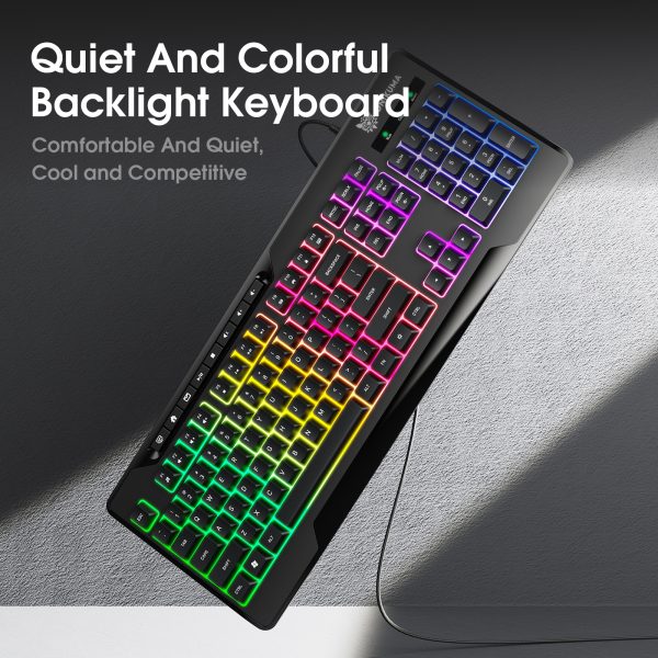 ONIKUMA G32 Wired RGB Backlit Gaming Keyboard - Image 2
