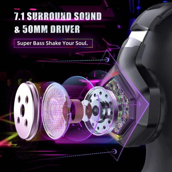 ONIKUMA K10 Pro Wired Stereo Gaming Headset - Image 2