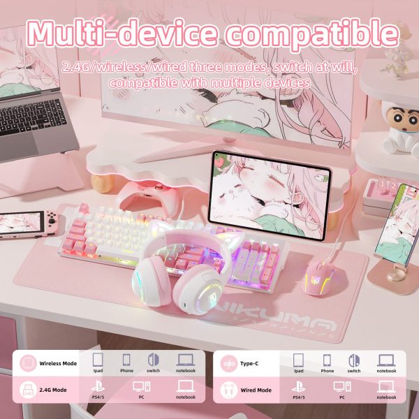 ONIKUMA GT838 Tri-Mode Wireless Gaming Headset - Image 12