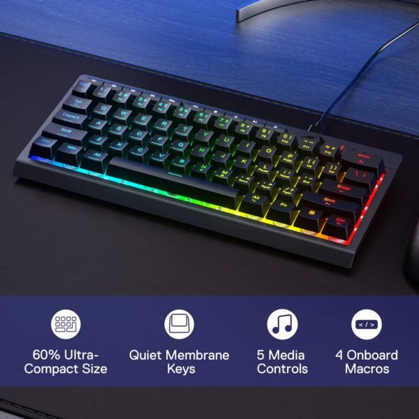 Redragon SHIVA K522 Membrane Gaming Keyboard - Image 9