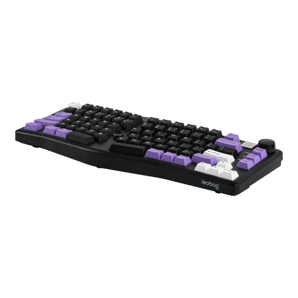 LEOBOG A75 75% Alice Layout Tri-Mode Wireless Magnetic Keyboard, Black - Image 4