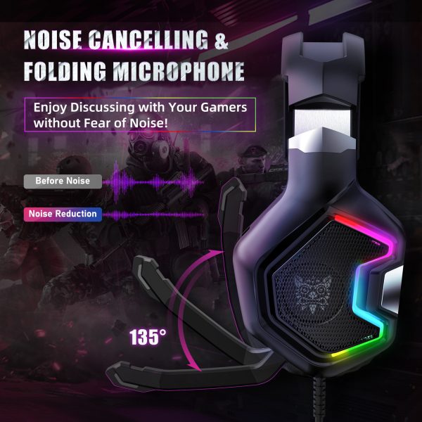 ONIKUMA K10 Pro Wired Stereo Gaming Headset - Image 3