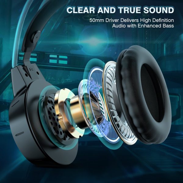 ONIKUMA X15 Pro Wired Gaming Headset, Black - Image 8