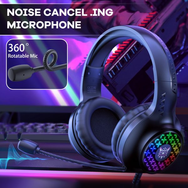 ONIKUMA X7 PRO Wired RGB Gaming Headset - Image 4